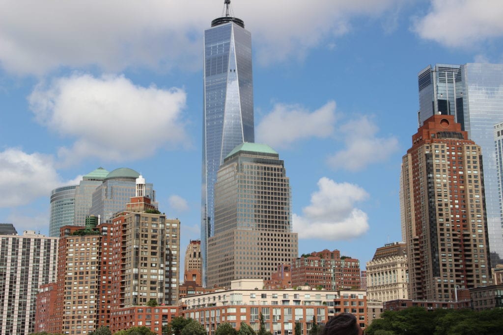 One World Observatory in cima al One World Trade Center di giorno