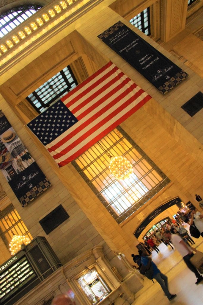 bandiera Grand Central Terminal New York 2 giorni a new york scaled