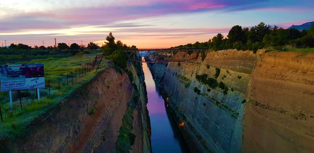 Canale di Corinto sorprendente oggi e la sua storia scaled