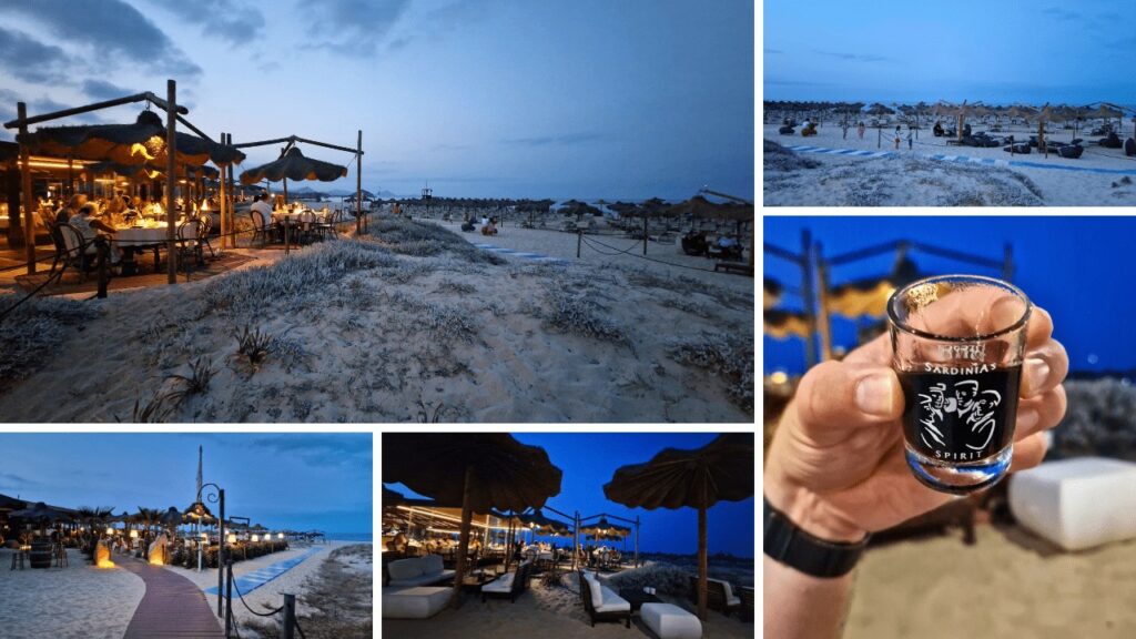 Sardegna Costa rei Spiaggia di Cala Sizias di Sera