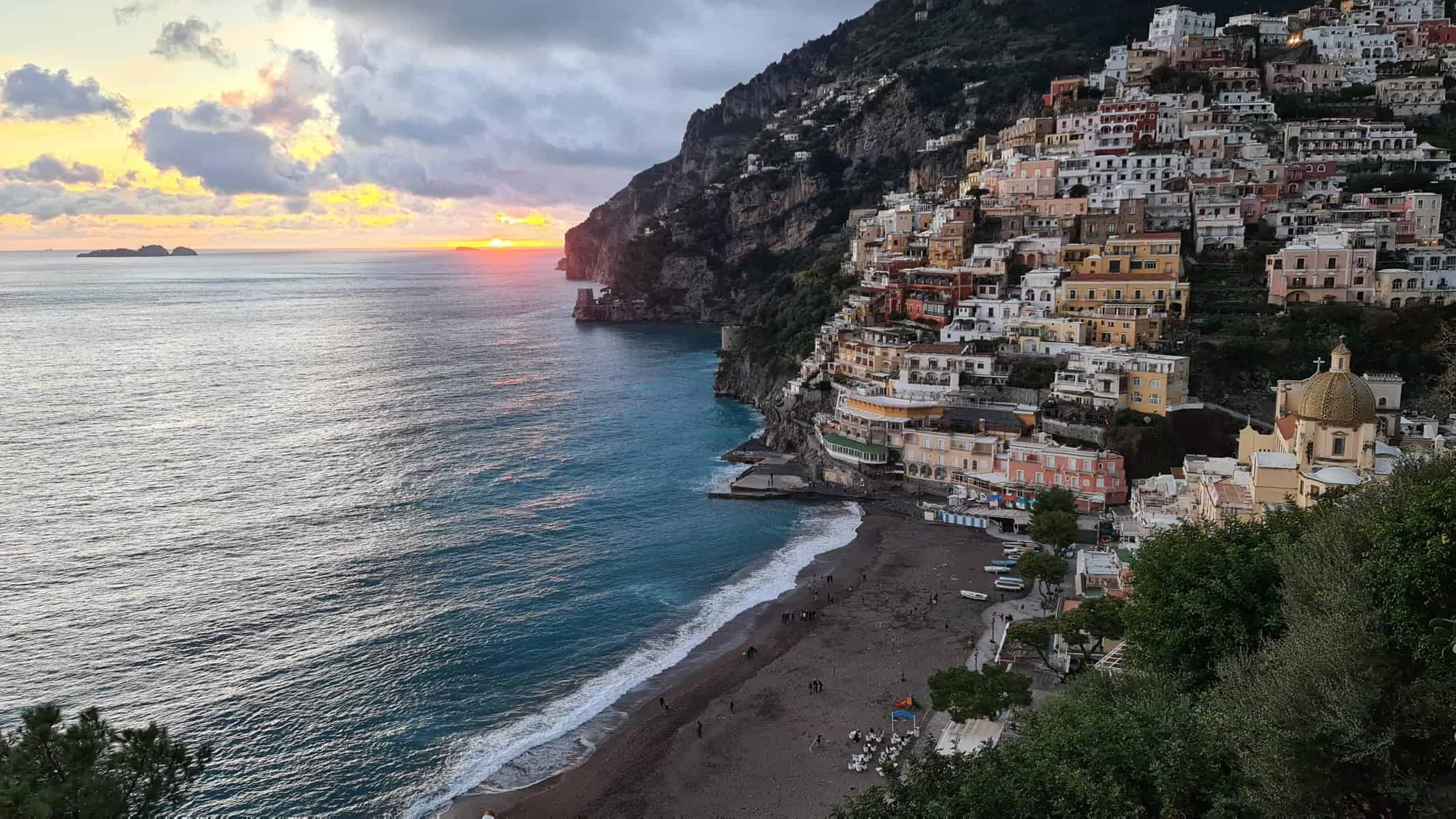 Costiera Amalfitana Positano in inverno tripilare 57 scaled