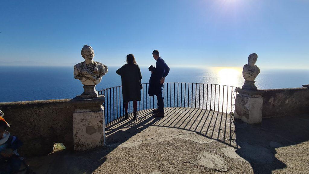 Ravello Villa Cimbrone Terrazza dellinfinito inverno