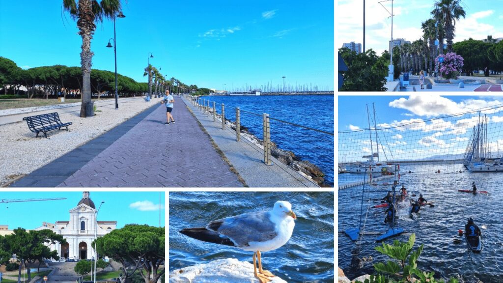 passeggiata lungomare Su SiccuCosa Vedere a Cagliari spiagge e citta