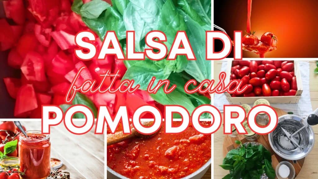 Salsa di Pomodoro Fatta in Casa per 1 sugo buono e genuino