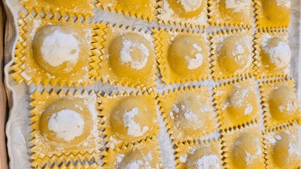 FOTO 1.15 Tortelli di zucca seconda sfoglia. Idee di ricette autunnali ricette con la Zucca