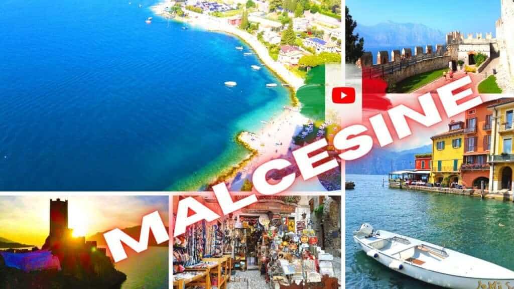 Miniatura video: Malcesine Lake Garda Italy: amazing historic town with an impressive castle, characteristic shops