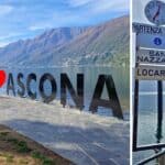 Il lungolago di Ascona, punto di partenza per i battelli verso le Isole di Brissago e località vicine.