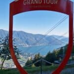 La funivia di Cardada che sale da Locarno, la montagna panoramica più vicina da visitare.