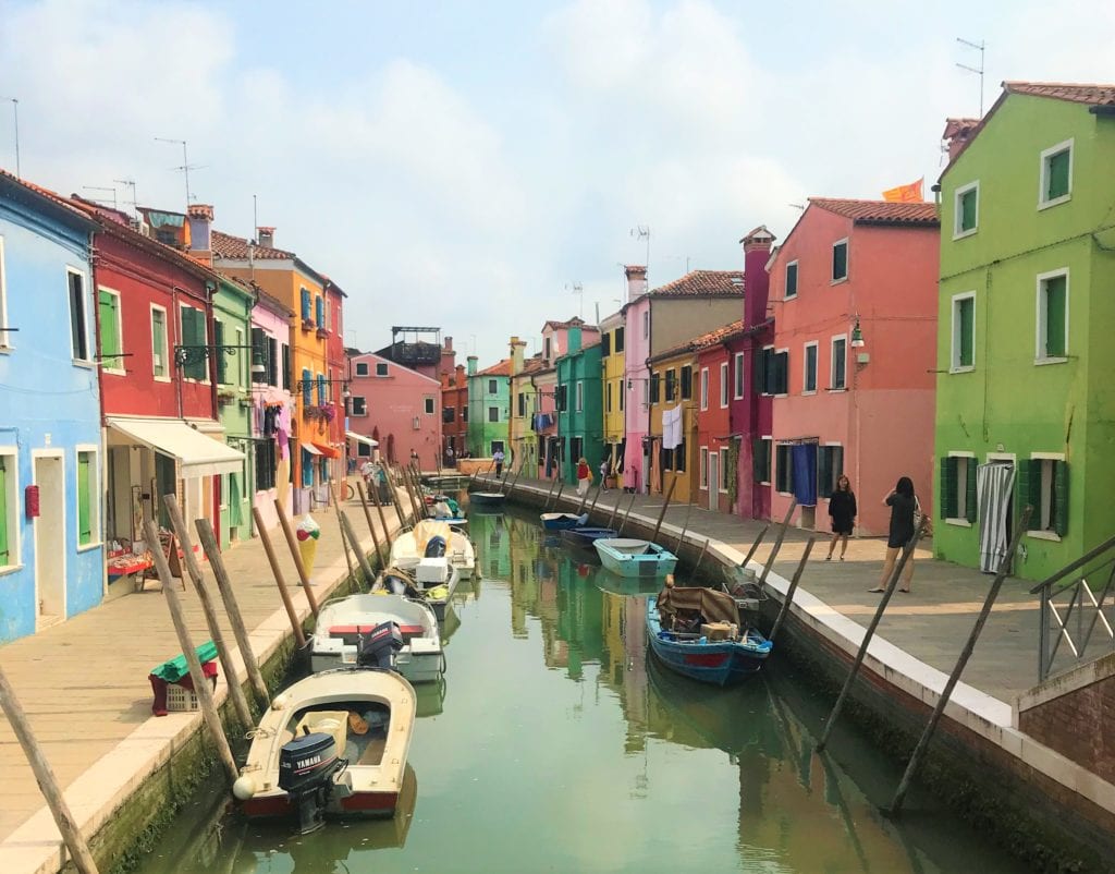 2 days in venice burano canal