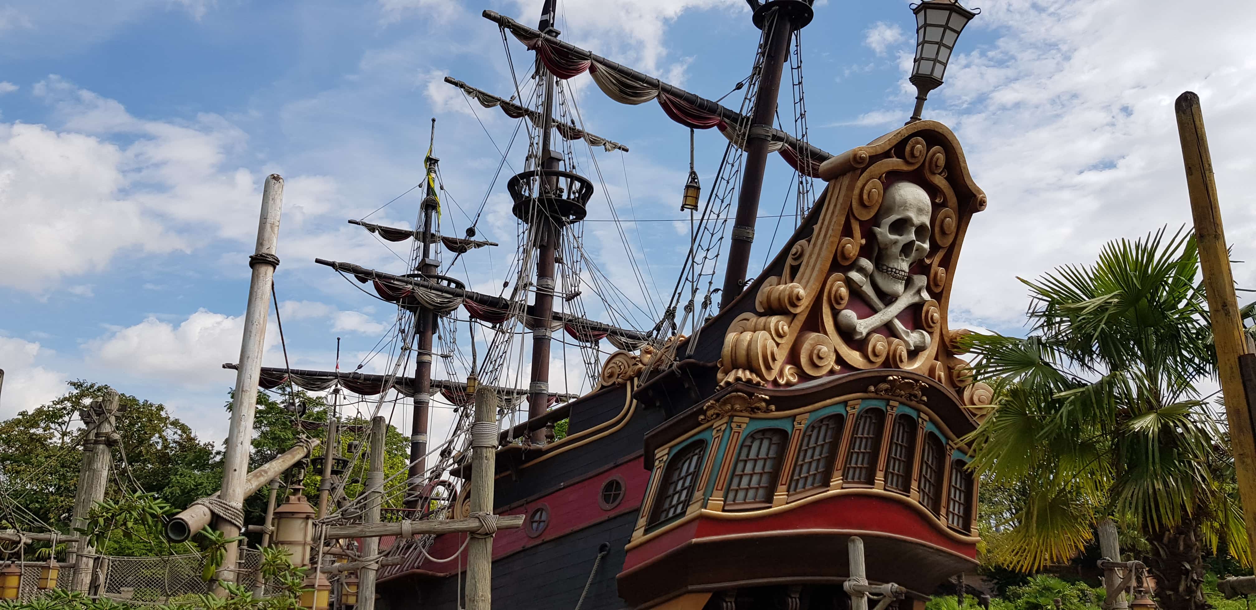 Pirate ship Adventureland Disneyland Paris