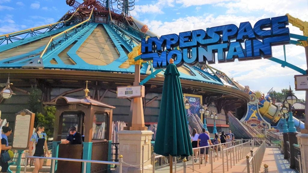 Hyperspace mountains Disneyland Paris