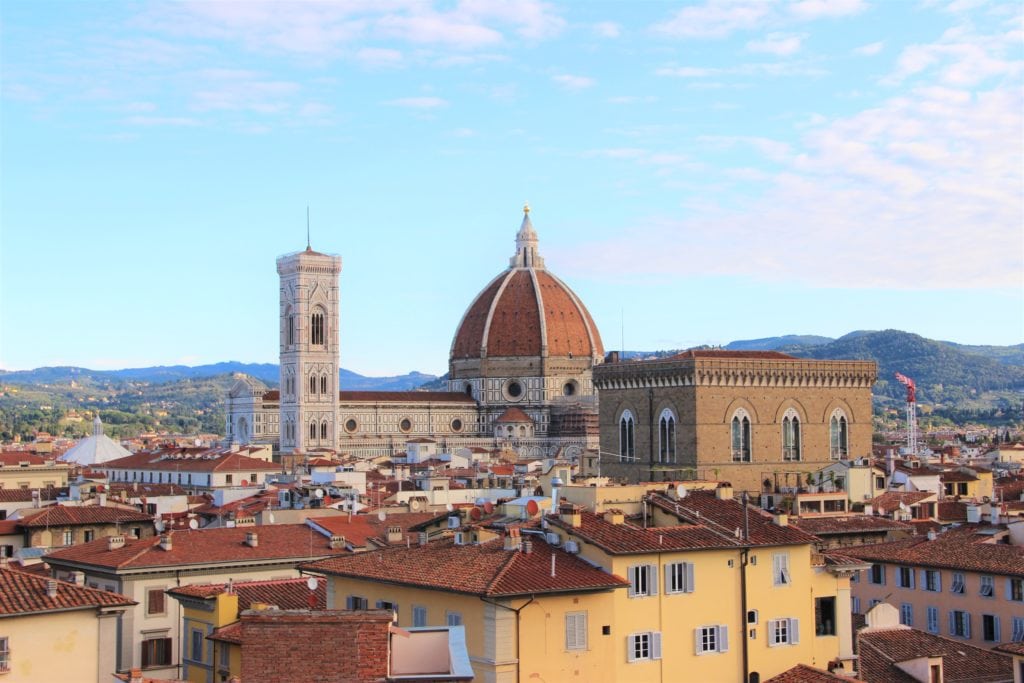 Florence cathedral from hight