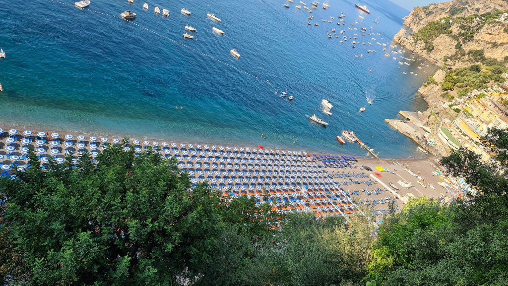 Summer in Amalfi Coast best beaches positano beach scaled