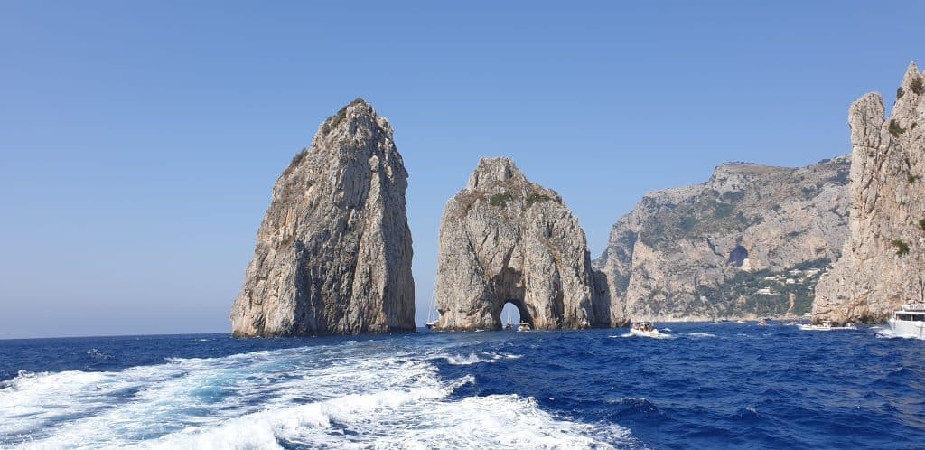 The Famous Faraglioni Capri Rocks in Water scaled