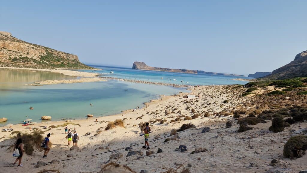 Warmest greek island in october good for swimming?