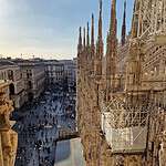 Things to do in Milan Terraces of the Cathedral on the Duomo rooftops Piazza Duomo Square 4