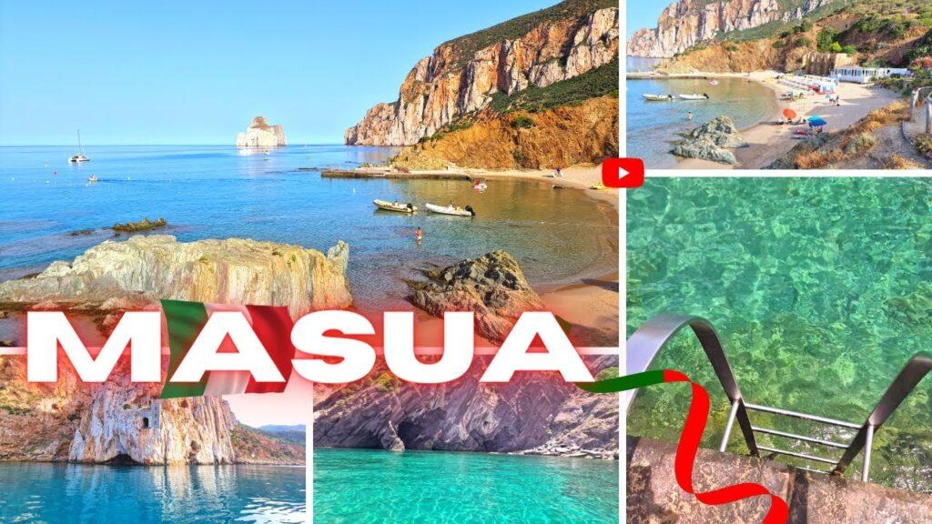 Video Thumbnail: 🇮🇹 A splendid NATURAL POOL close to beautiful things to do and visit: Masua Beach Sardinia Italy