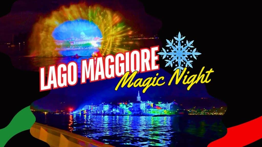 Discovering the Magic night at Lake Maggiore in winter