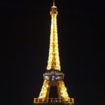 Is it better to go up the Eiffel Tower at night or during the day illuminated camp of mars