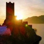 lake garda malcesine in winter