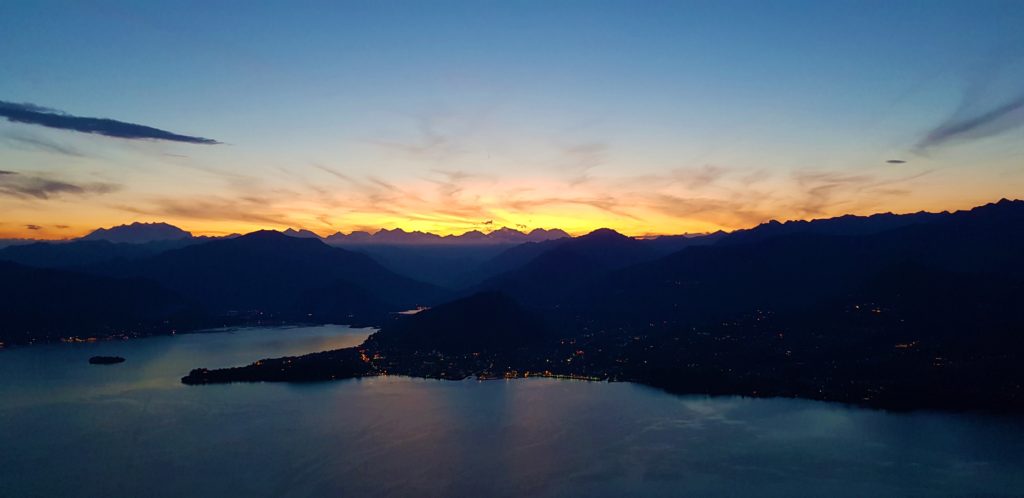 Video Vista panoramica Laveno bidonvia sasso del ferro