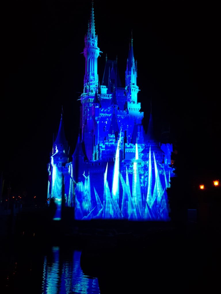 Disney World Orlando castello illuminato