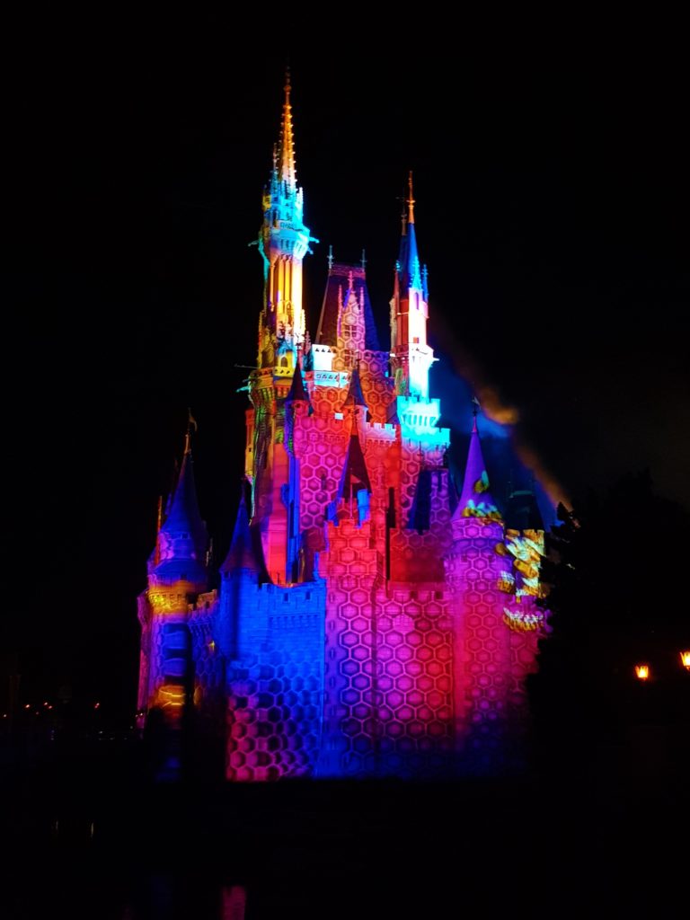 Disney World Orlando castello illuminato