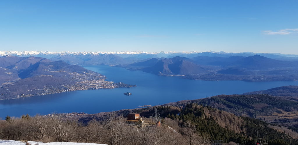 Mottarone stresa lakes view