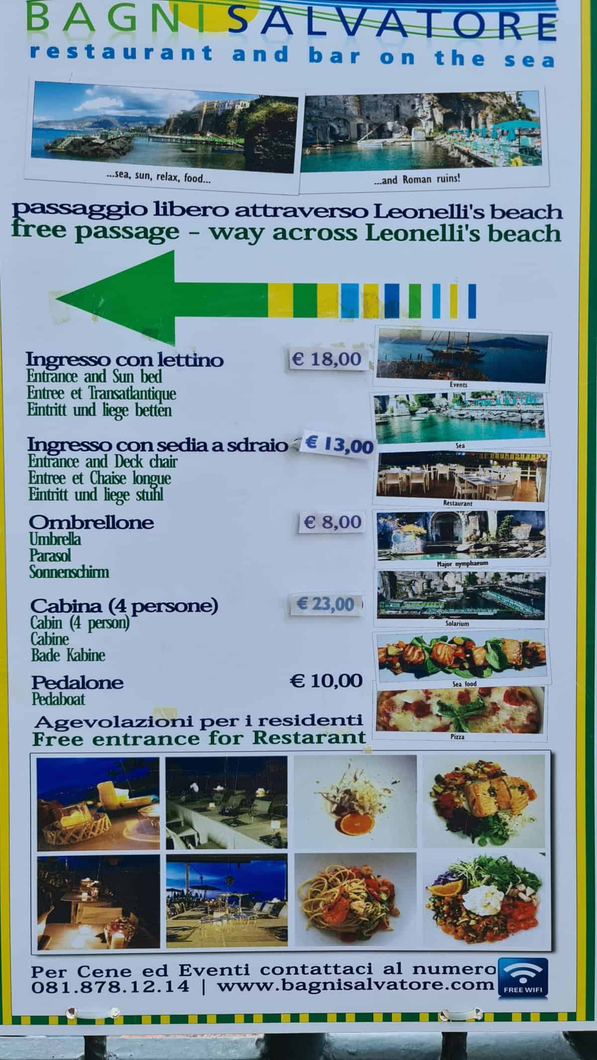 cosa vedere a sorrento spiagge bagni salvatore prezzi 2 scaled