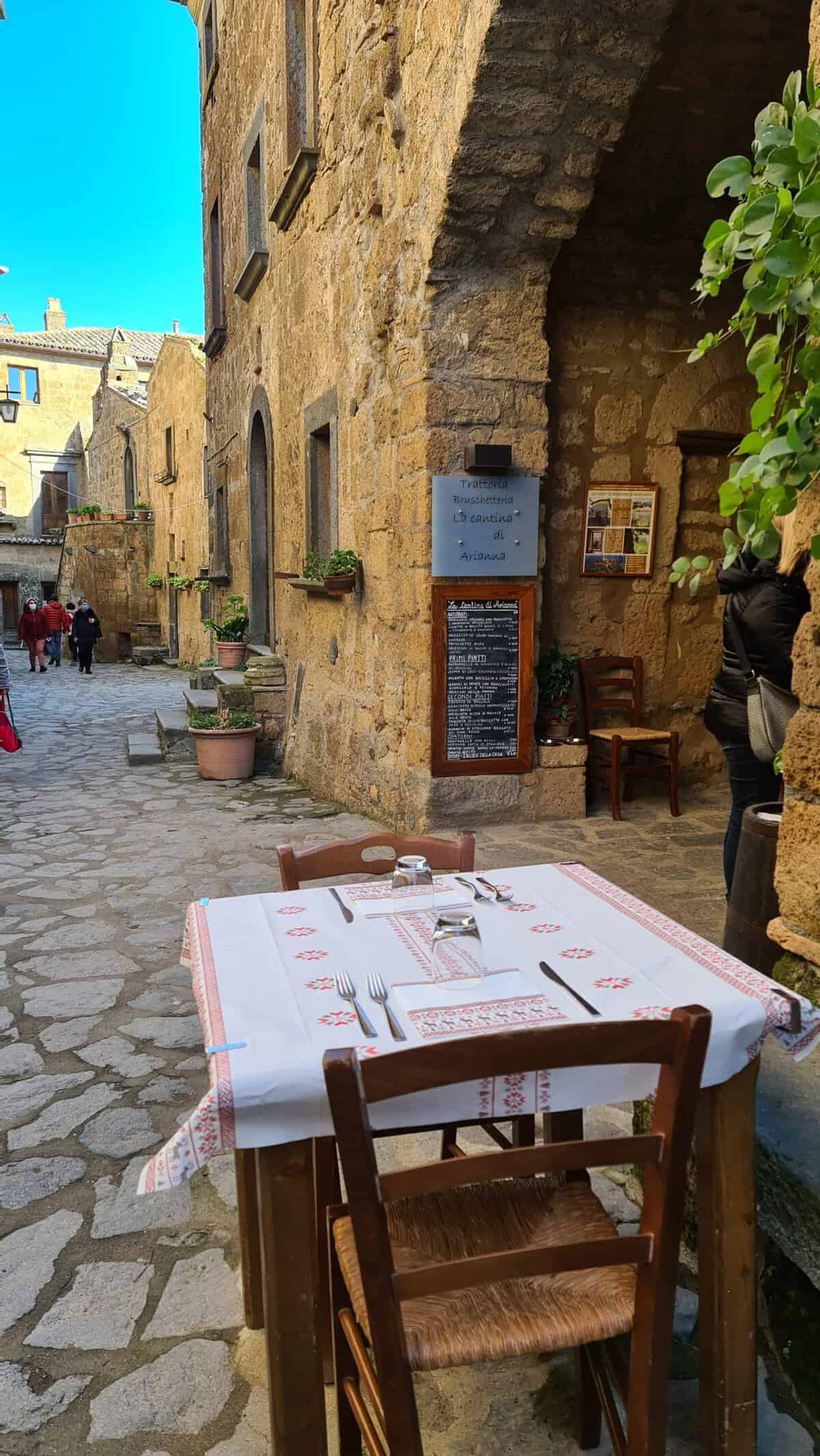 Ristoranti Civita di Bagnoregio la cantina di arianna 25 scaled