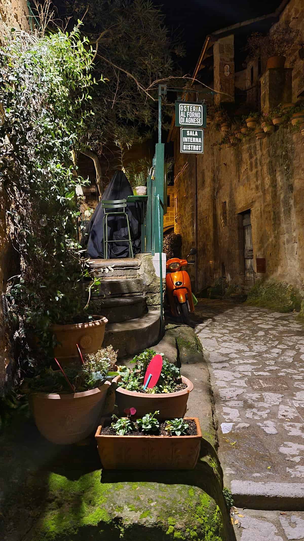 Ristoranti Civita di Bagnoregio osteria al forno di agnese tripilare 17 scaled