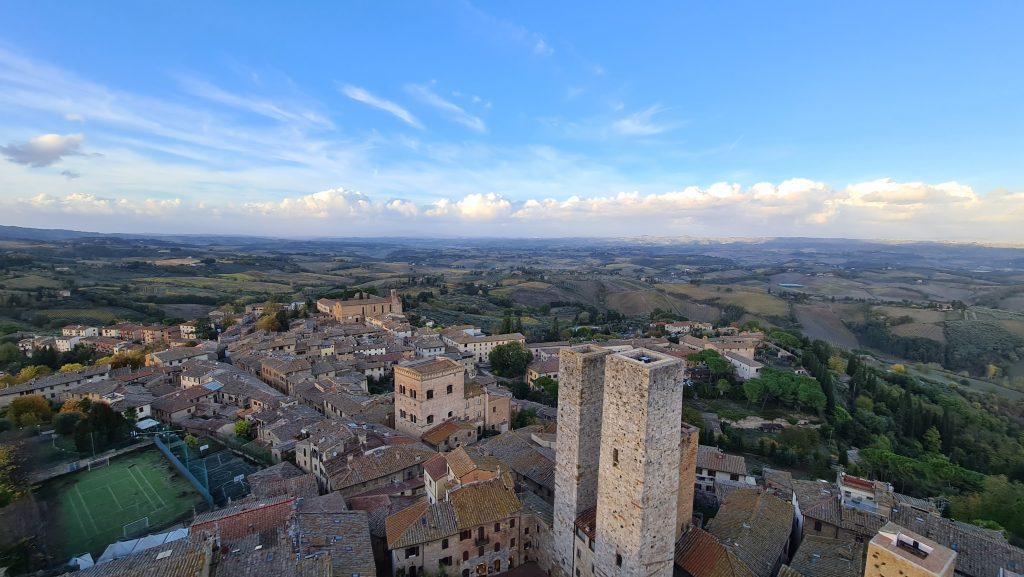 Cosa vedere a San Gimignano torre grossa vista toscana dallalto tripilare 19