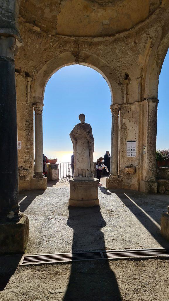 Ravello Villa Cimbrone Terrazza dellinfinito inverno 16