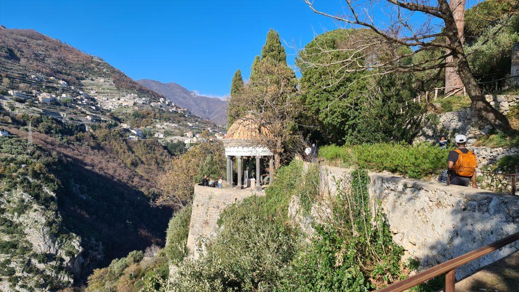 Ravello Villa Cimbrone Terrazza dellinfinito inverno 19