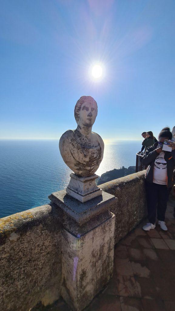 Ravello Villa Cimbrone Terrazza dellinfinito inverno 3