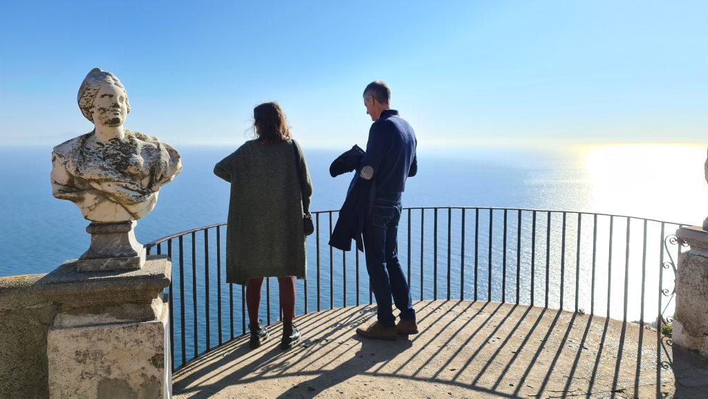 Ravello Villa Cimbrone Terrazza dellinfinito inverno 43