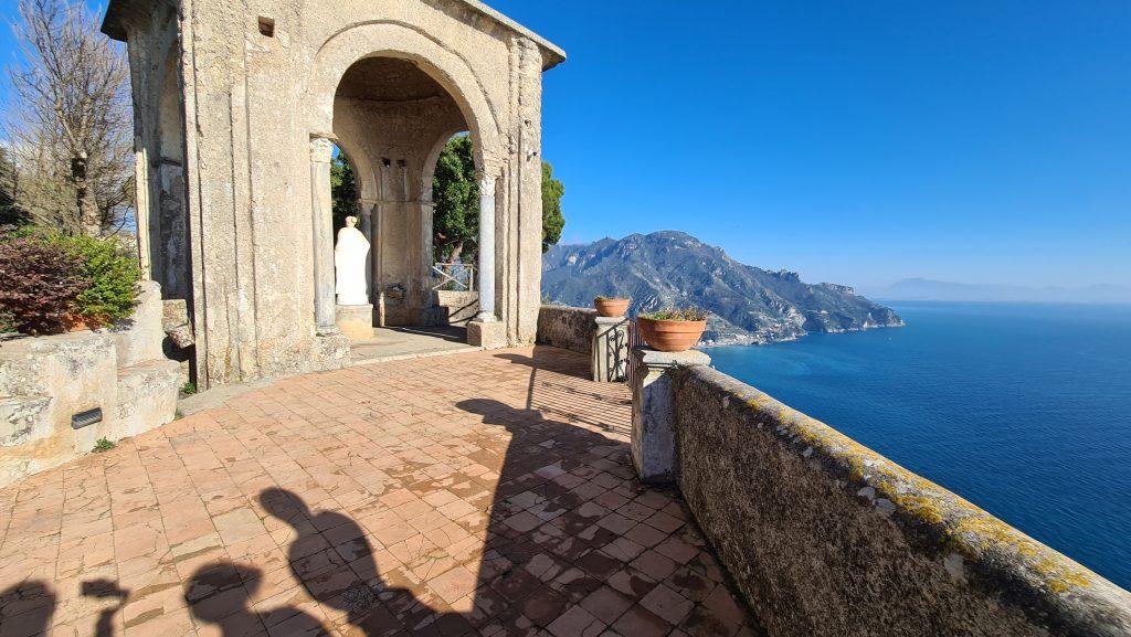 Ravello Villa Cimbrone Terrazza dellinfinito inverno 8