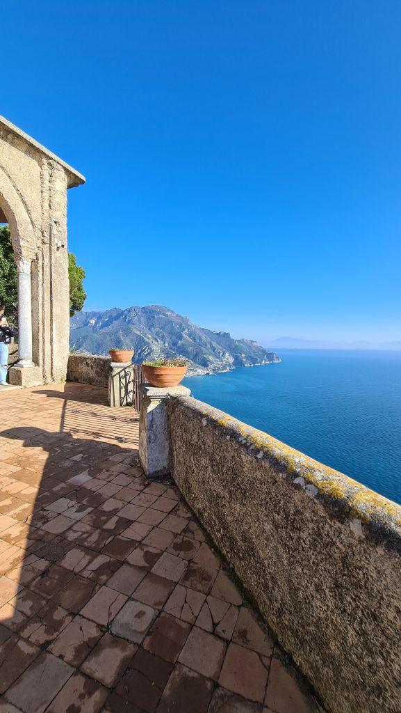 Ravello Villa Cimbrone Terrazza dellinfinito inverno 9