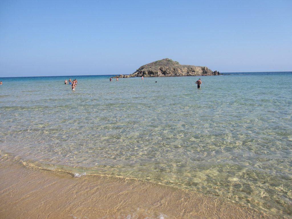 Spiaggia Su giudeu Chia Sardegna Foto tripilare 2