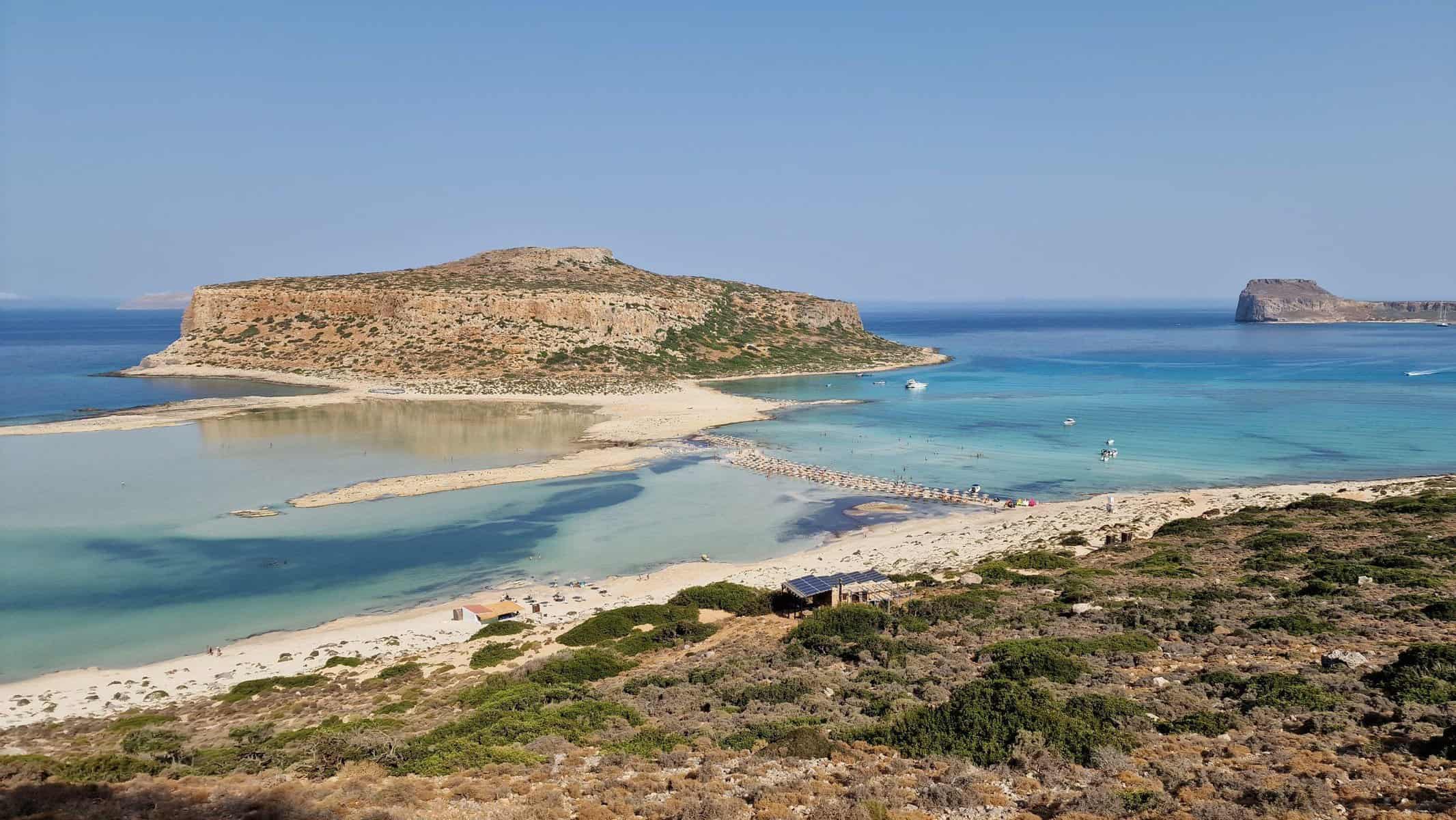 2 Spiagge Creta cosa vedere Spiaggia di Balos laguna di balos dallalto dal sentiero tripilare 3