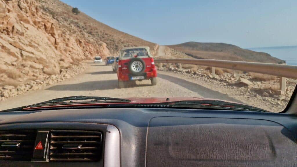 Balos come arrivare balos strada sterrata