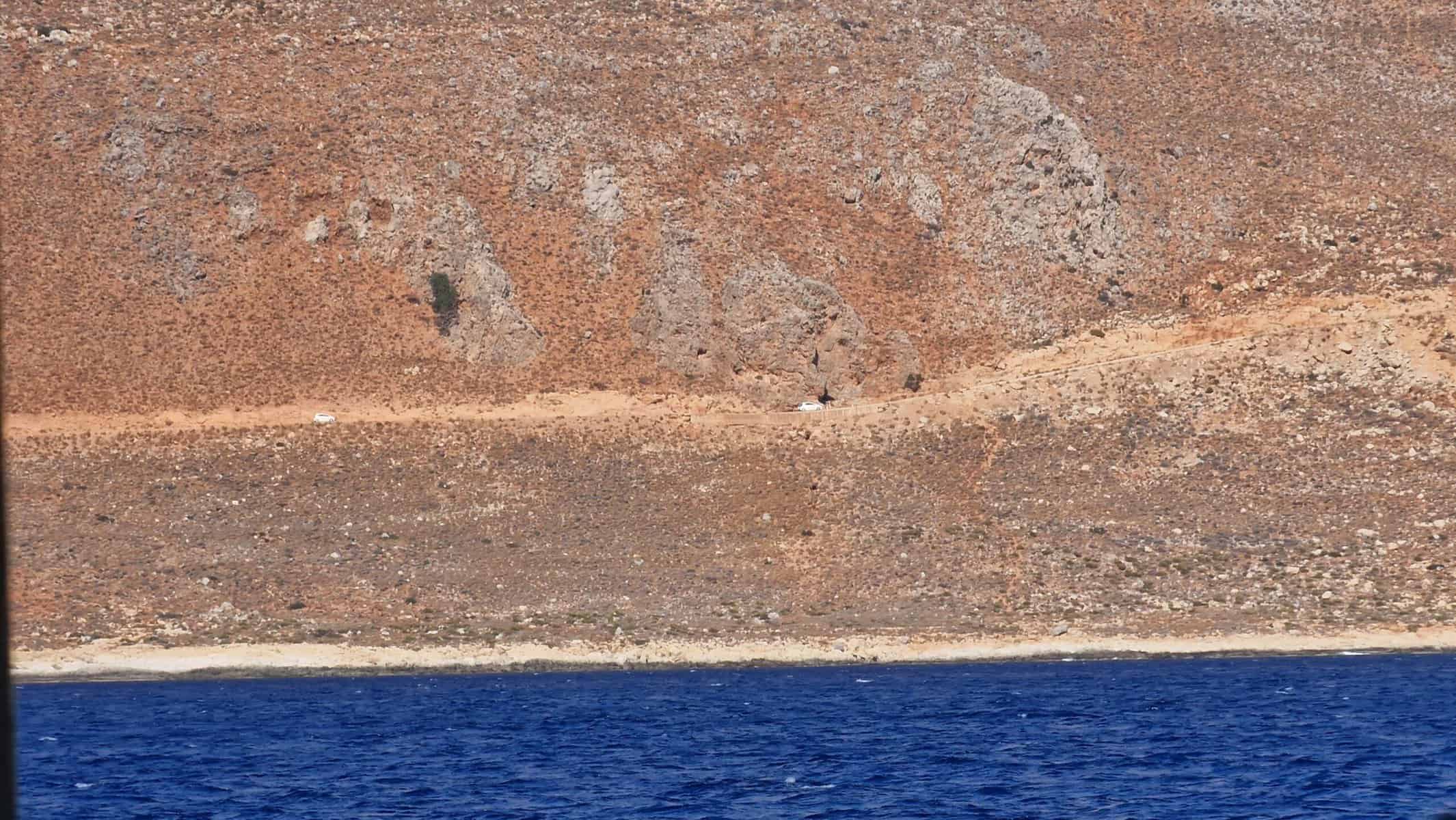 Creta Strada sterrata per la spiaggia di Balos da percorrere in auto o jeep 1