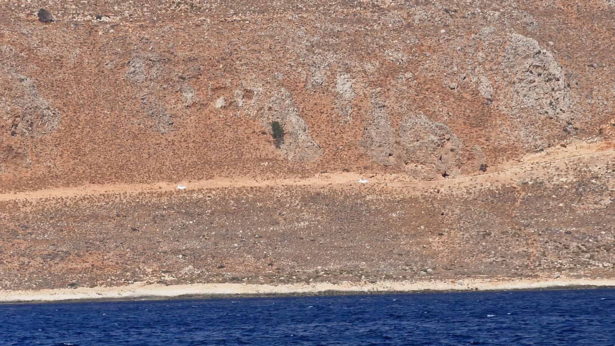 Creta Strada sterrata per la spiaggia di Balos da percorrere in auto o jeep 2