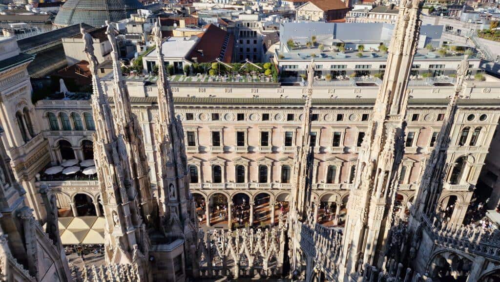 Cosa vedere a Milano Terrazze dalla Cattedrale Duomo di Milano Piazza Duomo 1