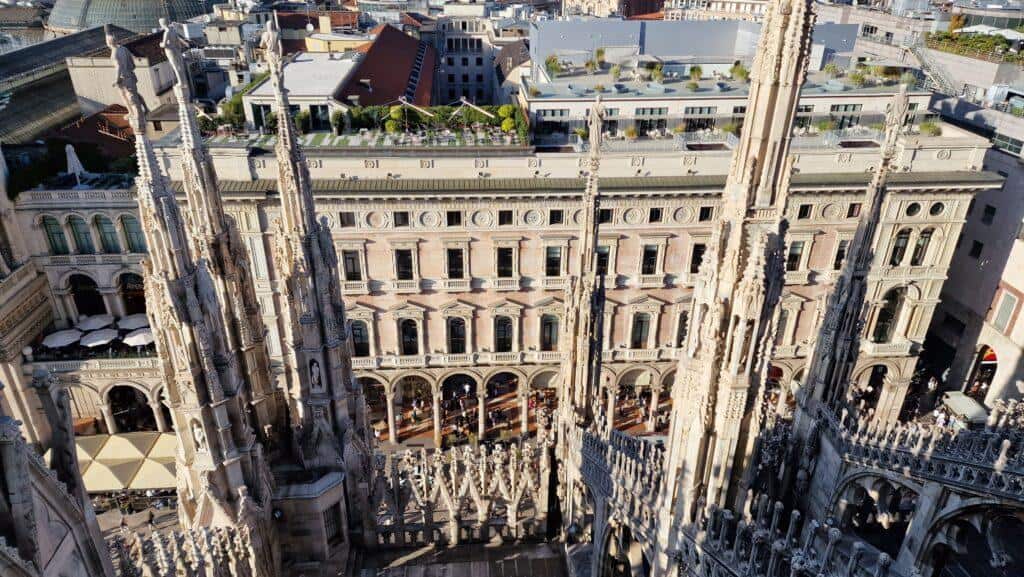 Cosa vedere a Milano Terrazze dalla Cattedrale Duomo di Milano Piazza Duomo 2