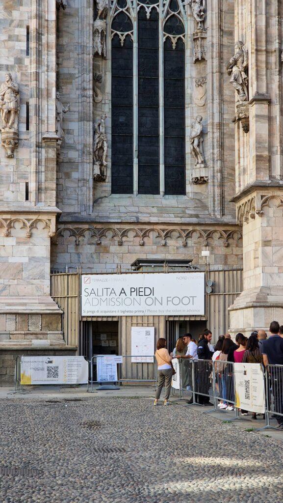 Cosa vedere a Milano Terrazze dalla Cattedrale Duomo di Milano accesso al tetto