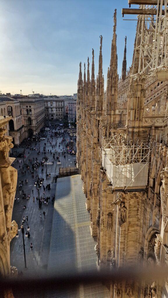 Cosa vedere a Milano Terrazze dalla Cattedrale Duomo di Milano e Piazza Duomo 2