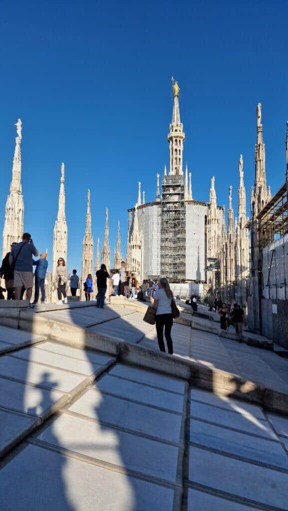 Things to do in Milan Terraces of the Cathedral on the Duomo rooftops Duomo Square 5