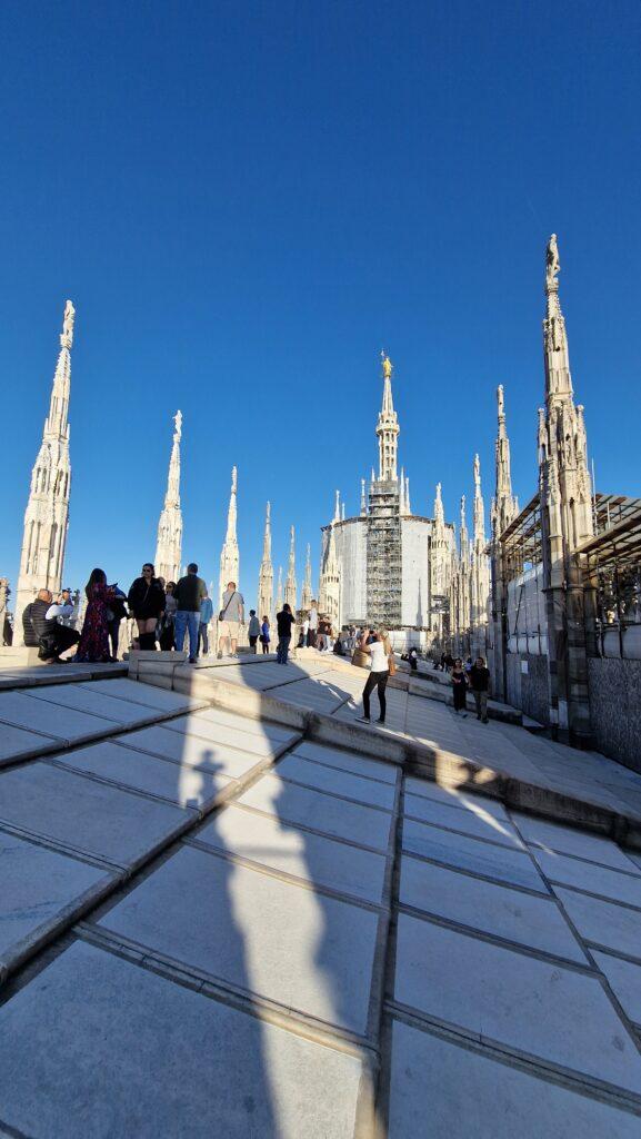 Things to do in Milan Terraces of the Cathedral on the Duomo rooftops Duomo Square 6