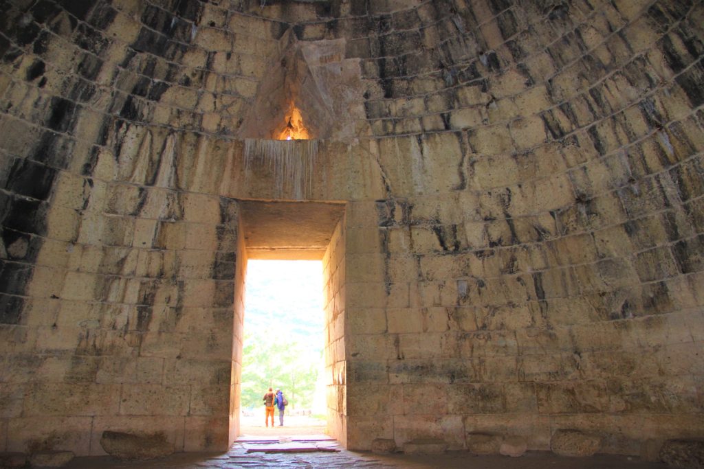 Treasury of Atreus the Legendary Tomb of Agamemnon inside